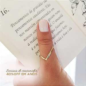 Anel Asa Delta Ouro 18k