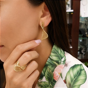 Anel Filigrana Ouro 18k