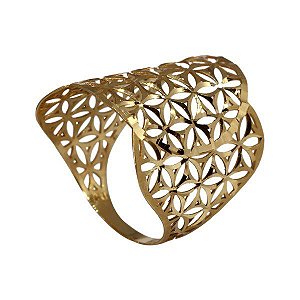 Anel Diamantado Ouro 18k