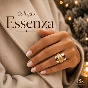 Anel Ouro 18k - Coleção Essenza