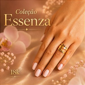 Anel Ouro 18k - Coleção Essenza