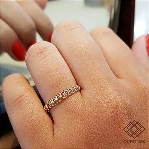 Anel Aparador Ouro 18k