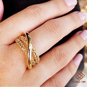 Anel Filigrana Ouro 18k