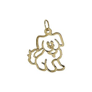 Pingente Cachorro Ouro 18k