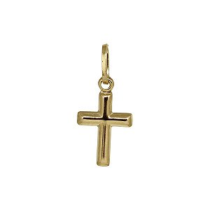 Pingente Cruz Ouro 18k