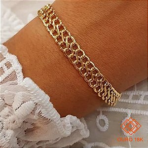 Pulseira Lacraia Ouro 18k