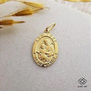 Pingente São José Ouro 18k