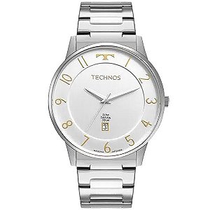 Relógio Technos Masculino Prata Gm10yq/1b