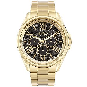 Relógio Euro Feminino Dourado Eu6p29aic/4p