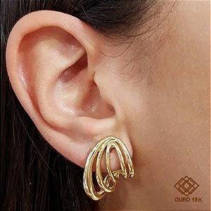Brinco Bold Ouro 18k