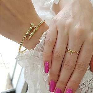 Bracelete Prego Ouro 18k
