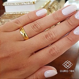 1 Aliança Casamento Ouro 18k