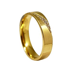 1 Aliança Casamento Ouro 18k
