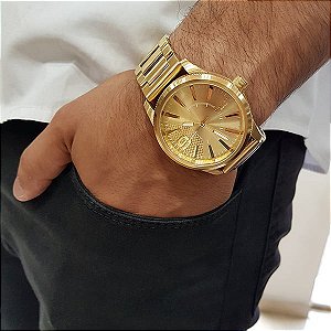 Relógio Diesel Masculino Dourado Dz1761b1 C2kx