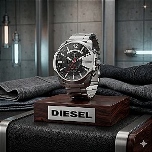Relógio Diesel Masculino Prata Dz4308b1