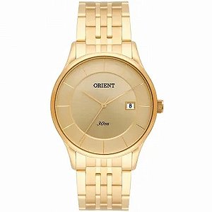 Relógio Orient Masculino Dourado Mgss1127 C1kx