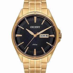 Relógio Orient Masculino Dourado Mgss2008 P1kx