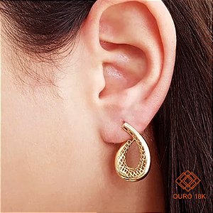 Brinco Filigrana Ouro 18k