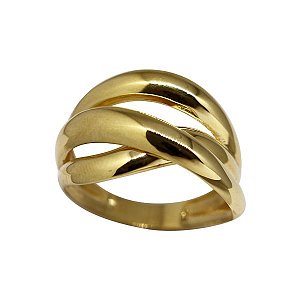 Anel Bold Elos Ouro 18k