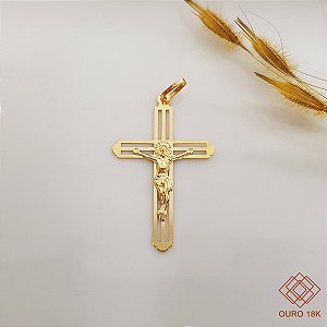 Pingente Crucifico Ouro 18k