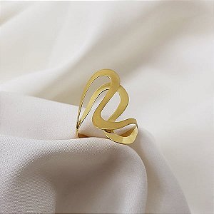 Anel S Ouro 18k - Coleção Essenza