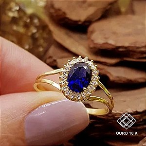 Anel Formatura Gestão Financeira Ouro 18k - Sem emblema