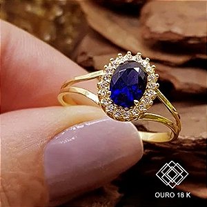 Anel Formatura Recursos Humanos Ouro 18k - Sem emblema