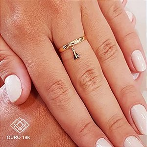Anel Nossa Senhora Aparecida Ouro 18k
