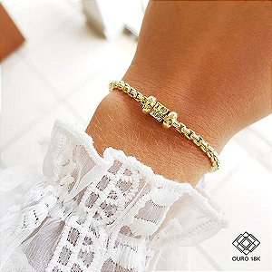 Pingente Berloque Pais Ouro 18k