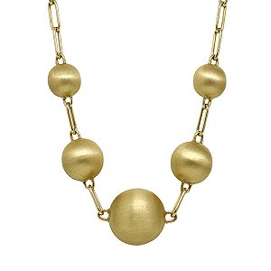 Gargantilha Esferas Ouro 18k