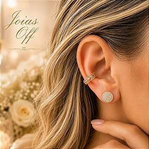 Piercing Filigrana Encaixe Ouro 18k