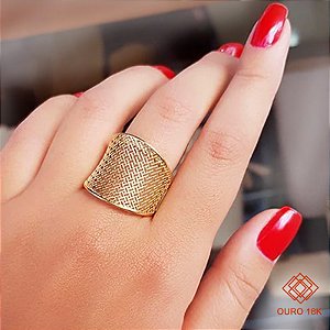 Anel Filigrana Ouro 18k