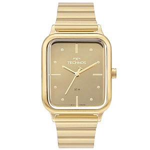 Relógio Technos Feminino Dourado Style 2036mqq/1d