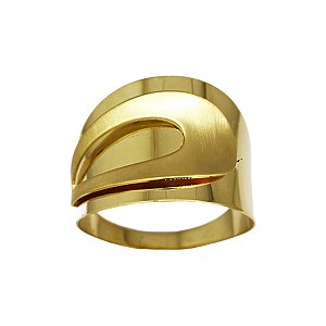Anel Gold Line Ouro 18k - Coleção Essenza