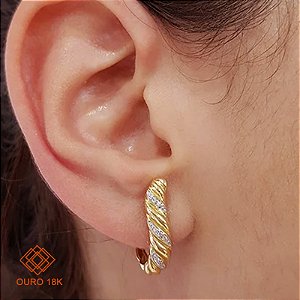 Brinco Minori Ouro 18k