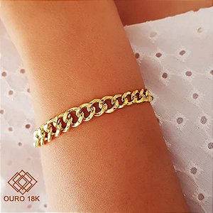 Pulseira Elos Groumet Ouro 18k