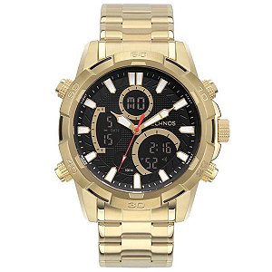 Relógio Technos Masculino Dourado Bjk704aa/1p