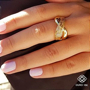 Anel Filigrana Ouro 18k