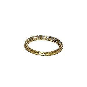 Aparador Inteiro Cravejado em Ouro 18k e Moissanite