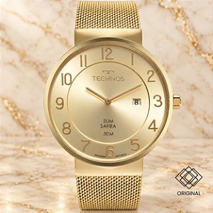 Relógio Technos Masculino Dourado Gm15ao/1k