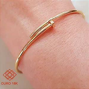 Bracelete Prego Ouro 18k