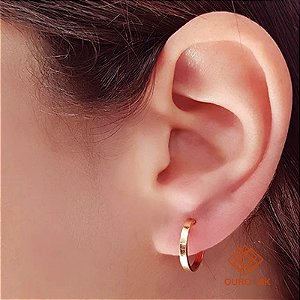 Brinco Argola Ouro 18k
