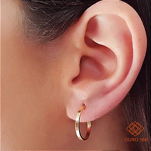 Brinco Argola Ouro 18k