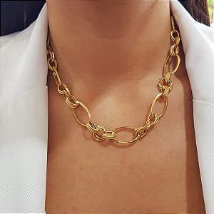 Gargantilha Elos Ouro 18k