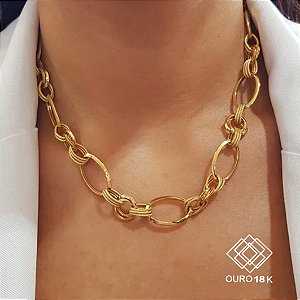 Gargantilha Elos Ouro 18k