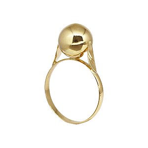 Anel Esfera Ouro 18k