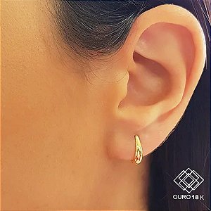 Brinco Argola Bold Ouro 18k