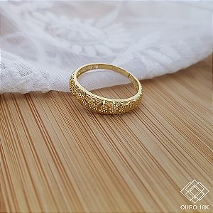 Anel Aparador Filigrana Ouro 18k