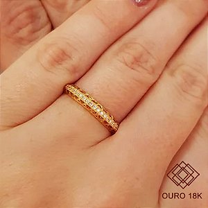 Anel Aparador Ouro 18k