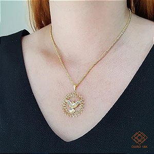 Pingente Espírito Santo Ouro 18k